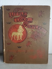 1887 Little Lord Fauntleroy Frances H Burnett Early Edition Illustrated picture