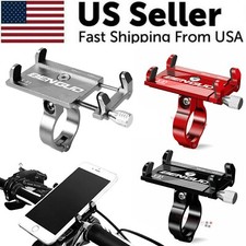 Aluminum Motorcycle Bike Bicycle Holder Mount Handlebar For Cell Phone GPS US picture