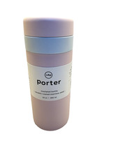 Porter Insulated Stainless Steel Bottle 16oz Ceramic Coated Blush Pink- New picture