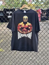 WWE Authentic WWE Big Poppa Pump Black T-Shirt, Size XL Officially Licensed picture