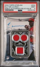 2024 Topps Sterling - Sterling Debuts Autographed Relics Elly De La Cruz /10 rc picture