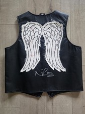 Norman Reedus Signed Daryl Dixon Walking Dead Angel Wings Vest Autograph TWD picture