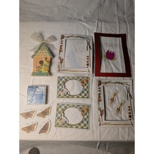 Marjolein Bastin Garden StationeryMagnet Lot Birdhouse  Frames Butterflies 12pc picture