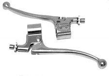 Emgo Amal Style Replica Brake Lever Assembly Natural 32-69651 picture