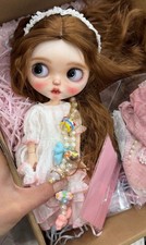 Handmade Blythe Doll Custom With Outfits Wig Freckles Girl 1/6 Doll BJD DIY Gift picture