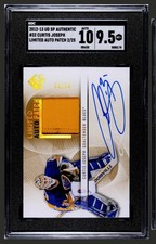 2012-13 Upper Deck SP - Curtis Joseph Gold Limited Patch Auto #/25 SGC 10/9.5 picture