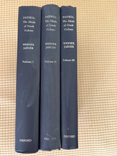Paideia The Ideals of Greek Culture by Werner Jaeger Oxford University NEAR FINE picture