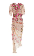 Moda Operandi Blumarine Floral Draped Dress picture