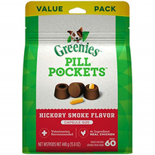 Greenies Pill Pockets Hickory Smoke Dog Treats 60 Count For Easy Meds picture