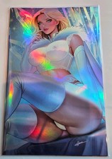 Artist Alley Comics EMMA FROST Cosplay FOIL Virgin Cover Variant Nice Hanna Lam picture