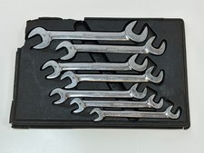 🇺🇸 Snap-On Tools USA VSM807 Metric 10mm-17mm 4 Way Angle Open-End Wrench Set picture