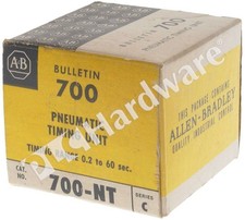 Open Pre-owned Allen Bradley 700-NT /C Pneumatic Timing Unit 0.2-60Sec picture