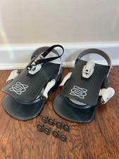 *WOW* Vintage ~Switch Standard X~ Snowboard Step-in Bindings w/Hardware Italian picture