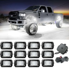 MICTUNING C2 RGBW LED Rock Lights - 8/10/12/16 Pods LED Underglow Neon Light Kit picture