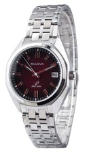 Bulova Precisionist Jet Star Classic Stainless Steel Quartz 96B401 Mens Watch picture