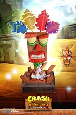 First4Figures Crash Bandicoot Aku Aku Mask Regular Statue Mint in Box picture