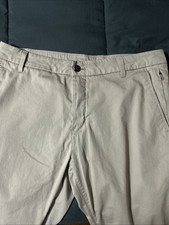 Birddogs Lined Performance Pants Mens 34x32 5 Pocket Chino Beige picture