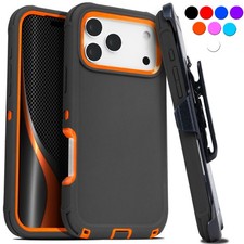For iPhone 18 17 16 15 14 Plus Pro Max Case Shockproof Rugged Heavy Duty Clip picture