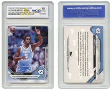 2025-26 Topps Bowman CALEB WILSON 1st UNC Freshman ROOKIE Card #42- GEM MINT 10 picture