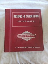 Vintage BRIGGS and STRATTON SERVICE and PARTS MANUAL Book.  Repair info. picture