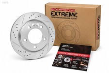 Power Stop JBR1309XR Front Passenger Brake Rotor Drilled Slotted NEW picture