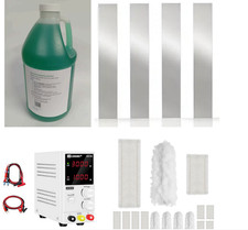 Nickel Brush Plating Kit w/Power Supply – Bright Finish for Small Parts - 1 Gal. picture