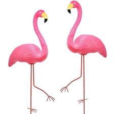 Galashield Pink Flamingo Yard Decorations Pack of 2 Decor  picture