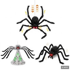Soulchen Lighted Holiday Displays 3 Pack 34 Halloween Animatronic Jumping Spider picture