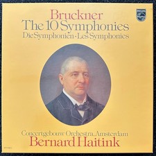 Bernard Haitink Bruckner The 10 Symphonies Dutch 12 Vinyl LP Box Set Philips picture