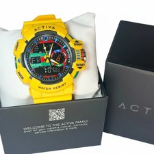 ACW8043-005  Activa Vord X Invicta Digital Yellow 49mm Case 30m WR Mens Sport picture
