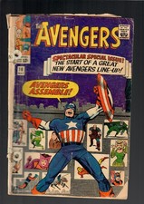 Avengers #16 Hawkeye Quicksilver Scarlet Witch join team 1965 Marvel Comics picture