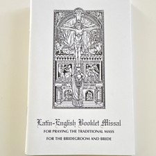 Latin-English Booklet Missal for Praying the Traditional Mass for Marriage picture
