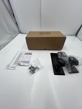 Emtek Dummy Pair, Sideplate Locksets Quincy Non-Keyed 7-1/8'', Egg Knob, US10B picture