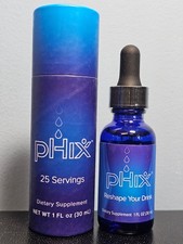 pHix Visceral Fat Burning Drops 25 Servings 1 oz / 30 mL - New Sealed picture