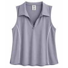 Xersion EverUltra-Lite XXL Lavender Quarter Zip Sleeveless Athletic Top NWT picture