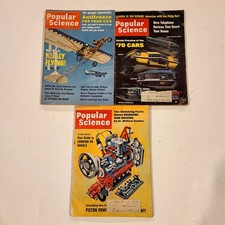 VTG 1968 & 1969 Popular Science Magazines Lot Of 3 Used Good Condition Articles picture