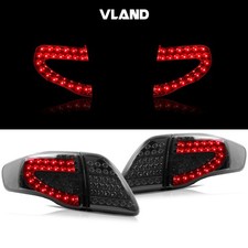 VLAND Smoked LED Tail lights For 2008-2011 Toyota Corolla Rear Lamp Assembly L+R picture