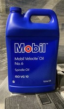 Mobil Velocite Oil No. 6 Spindle Oil. Case of 6 gallon Part # 100848 picture