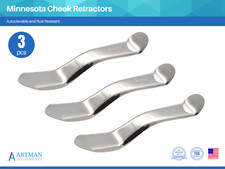 3 PCS Minnesota Cheek Retractors Surgical Dental Instruments ARTMAN picture