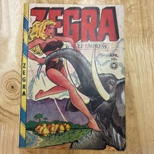 Zegra #5 - Jungle Empress  Woman Chained to Stake Panel Fox Feature  Nice picture