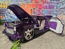 HTF Vntg 2004 Jada DUB City Oldskool 1951 Mercury Coupe Purple 1:18 NO BOX picture