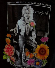 Rare Dolly Parton if you want the rainbowy ou gotta put up with the rain Shirt P picture