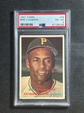 1957 Topps Bob Clemente 76 PSA 4 Well Centered E5 picture