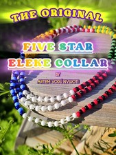 7 POTENCIAS ELEKE COLLAR SET Handmade Hoodoo Lucumí Orisha Beads Santería Yoruba picture