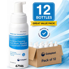 Bedside-Care Rinse-Free Shampoo and Body Wash 8.1 oz. Pump Bottle 67146 12Ct picture