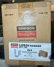 QTY. 100 Simpson Strong-Tie Joist Hanger LUS24 picture