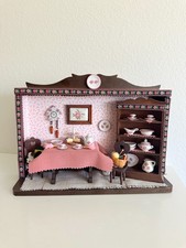 Vtg Miniature Reutter Porzellan Parlor Tea Dining Room Diorama 1996 Germany picture