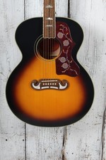 Epiphone J-200 Super Jumbo Acoustic Electric Guitar Aged Vintage Sunburst Gloss picture