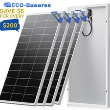 300W 600W 900W 1200W Mono Solar Panel N-Type Cell Power Charger Home Off-Grid  picture