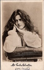 Miss Gertrude Elliott Mrs Forbes Robertson Real Photo RPPC Postcard 1900s picture